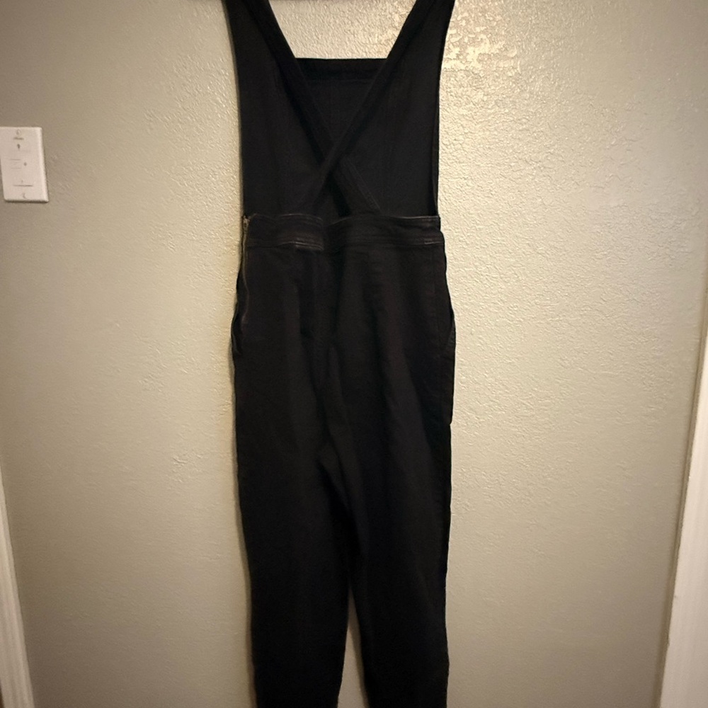 Madewell Black Cross-Back Jumpsuit